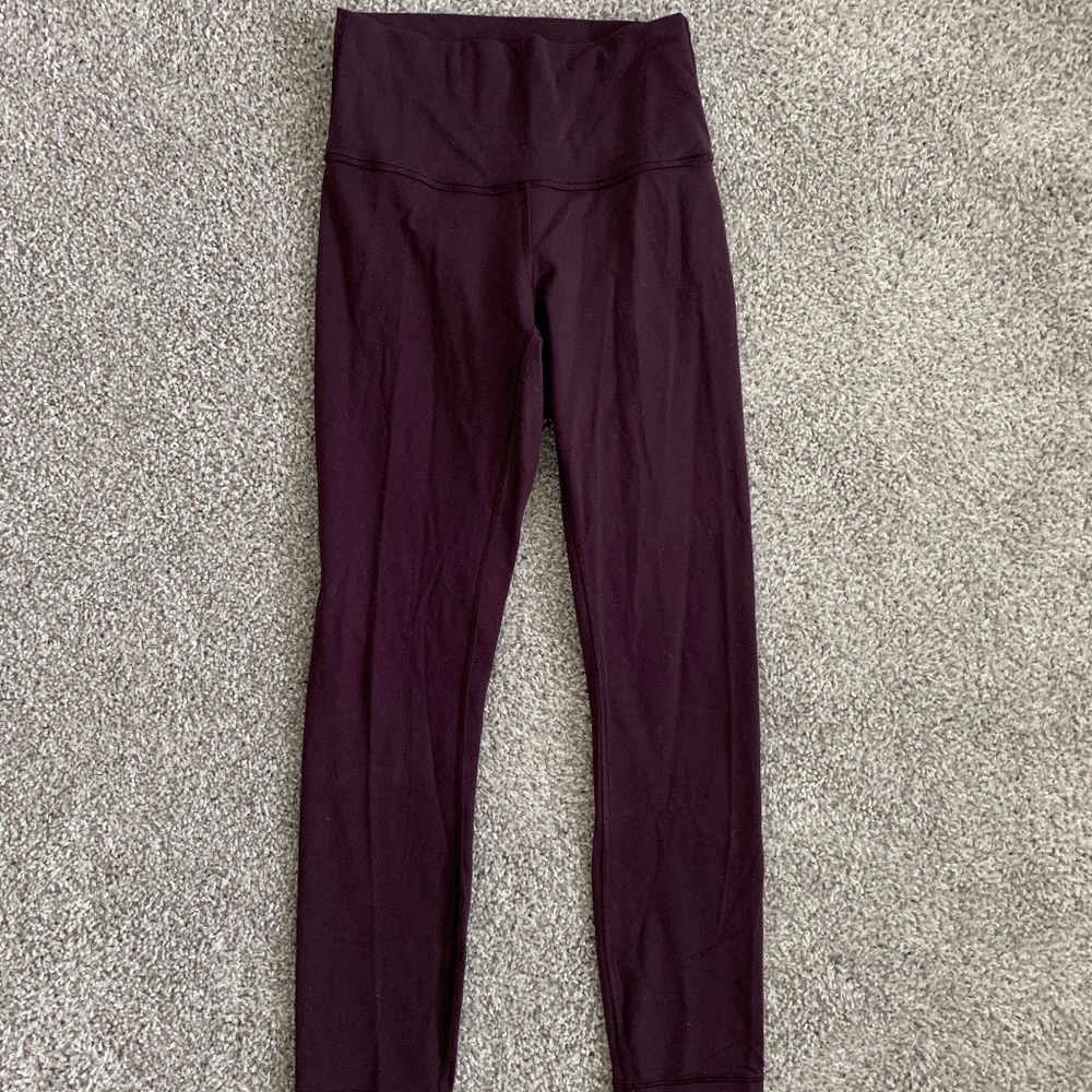 7/8 High Times Pant in Black Cherry